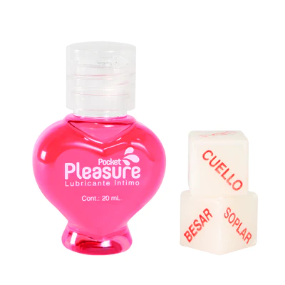 Lubricante Íntimo Cereza x 20 ml Pocket Pleasure – Fantasías Yeos