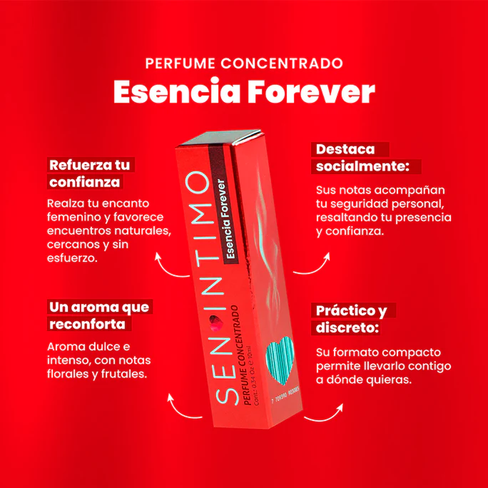 Pheromone Infused Parfum Forever x 10 Ml Sen Intimo Usa - Imagen 3