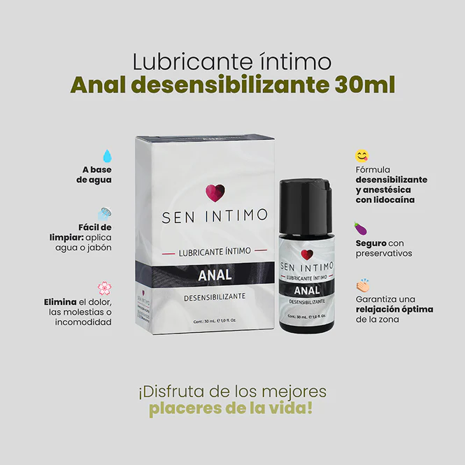 Desensibilizante Anal X 30 Ml Sen Intimo - Imagen 3
